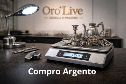 Compro argento a Roma: pesatura dell’argento presso OroLive