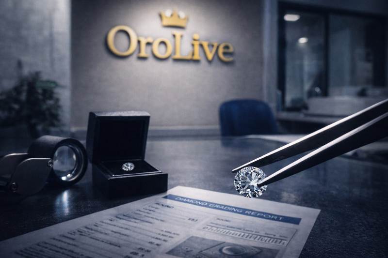 Sede OroLive a Roma per la valutazione dei diamanti