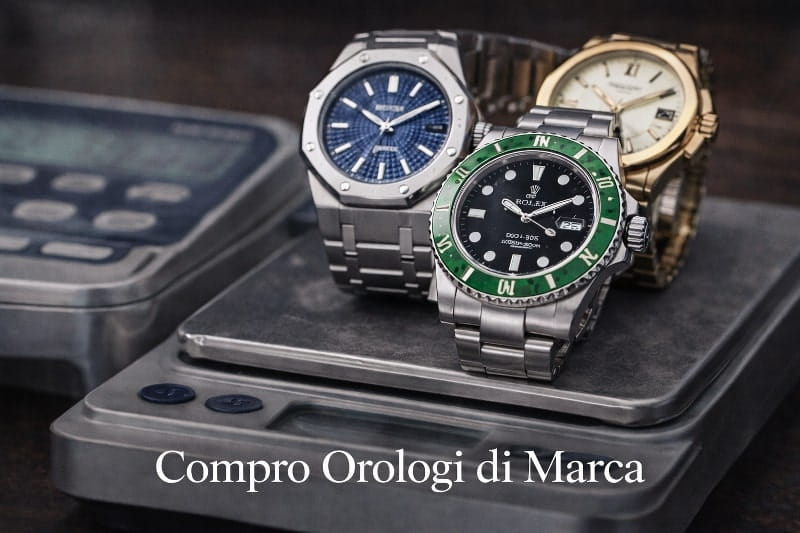 Valutazione di orologi di lusso considerando modello, condizioni e mercato presso OroLive